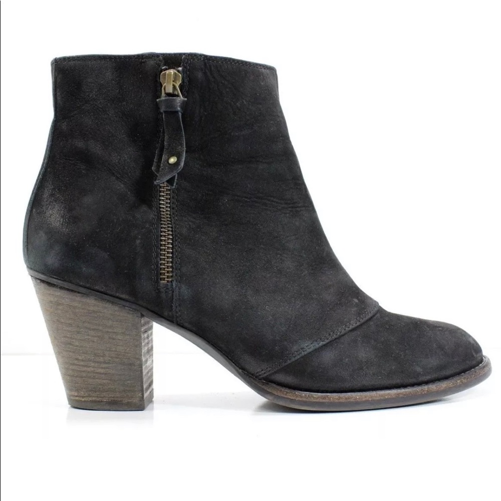 Women's Paul Green Suede Zipper Ankle Booties SZ:9